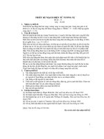 Thiết kế mạch điện tử tương tự tạo đồng thời xung vuông và tam giác