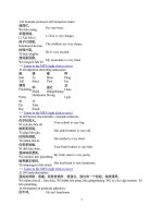 Tài liệu hướng dẫn học tiếng Trung