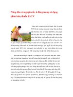 Nông dân và nguyên tắc 4 đúng trong sử dụng phân bón, thuốc BVTV ppt