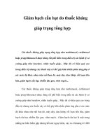 Giảm bạch cầu hạt do thuốc kháng giáp trạng tổng hợp pptx