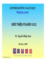 Giới thiệu plaxis v8.2 phần 1 pot