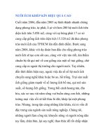 NUÔI ẾCH KHÉP KÍN HIỆU QUẢ CAO potx