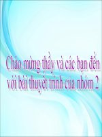 Bài thuyết trình: Tăng trưởng và chuyển dịch cơ cấu kinh tế của tinh thừa thiên huế giai đoạn 2006-2010 doc