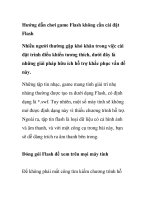Hướng dẫn chơi game Flash không cần cài đặt Flash ppt