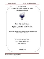 Nâng cao hiệu quả sử dụng vốn lưu động tại công ty TNHH Shinsung Deltron Việt Nam