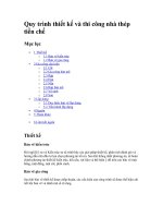 Qui trình thiết kế và thi công nhà thép tiền chế pot