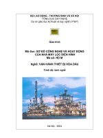 Sơ Đồ Công Nghệ Và Hoạt Động Của Một Nhà Máy Lọc Dầu Điển Hình phần 1 ppsx