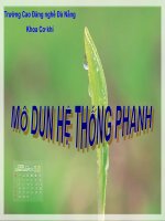 Bài 6 SỮA CHỮA VÀ BẢO DƯỠNG DẪN ĐỘNG PHANH BẰNG KHÍ NÉN pot