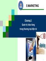 Chương 5 - Quản trị chào hàng trong thương mại điện tử pps
