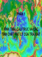 HÌNH THÁI, CẤU TRÚC VÀ CÁC TÍNH CHẤT VẬT LÝ CỦA TRÁI ĐẤT PHẦN 1 pptx
