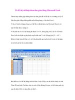Vẽ đồ thị và khớp hàm đơn giản bằng Microsoft Excel pptx