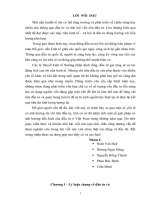 đầu tư và các nhân tố ảnh hưởng đến chi tiêu đầu tư