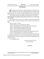 Thiết kế hệ thống cung cấp điện cho phân xưởng cắt gọt kim loại số 1 và toàn bộ nhà máy cơ khí vinh