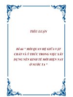 Tuyển chọn và xây dựng hệ thống bài tập hóa học bồi dưỡng học sinh khá giỏi lớp 10 THPT Ban Nâng cao potx