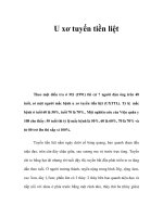 U xơ tuyến tiền liệt docx