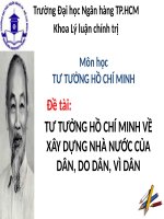 Tiểu luận Tư tưởng HCM về Nhà nước pot