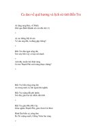 Ca dao về quê hương và lịch sử potx