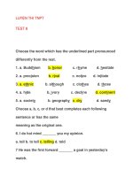 LUYỆN THI TNPT TEST 8 doc