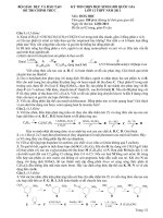Đề thi học sinh giỏi quốc gia môn hóa năm 2011- lần 2 pdf