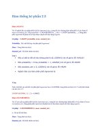 Hàm thống kê phần 2.3 docx