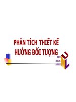 Phân tích thiết kế hướng đối tượng - Bài 2 doc