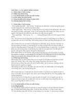 Chương 1: Các khái niệm cơ bản về môi trường doc