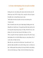 1 số chú ý khi đi phỏng vấn xin tuyển vào lĩnh vực IT potx