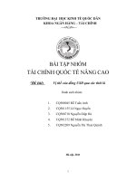 Đề tài: Vị thế của các đồng USD qua các thời kỳ potx
