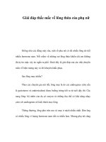 Giải đáp thắc mắc về lông thừa của phụ nữ ppsx