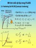 Khái Quát Về Mô Hình Hóa Trong Plaxis - Gs.Nguyễn Công Mẫn phần 7 pps