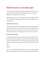 Bệnh tim mạch và cách phòng ngừa ppsx