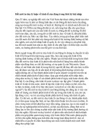 Đổi mới tư duy lý luận về kinh tế của đảng trong thời kỳ hội nhập docx