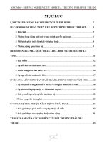 Lý Thuyết Phát Triển - những nghiên cứu mới của trường phái phụ thuộc potx