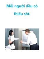 Mỗi người đều có thiếu sót. pptx