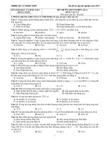 Bộ đề ôn tập tốt nghiệp năm 2011 pot