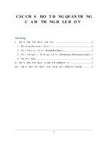 CÁC CHỈ SỐ HOẠT ĐỘNG QUAN TRỌNG CỦA HỆ THỐNG RƠLE BẢO VỆ