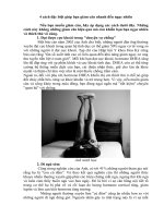 4 cách đặc biệt giúp giảm cận nhanh