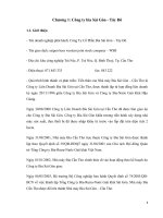 Quy trình sản xuất bia Sài Gòn - Tây Đô pptx