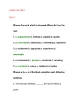 LUYỆN THI TNPT TEST 7 ppsx