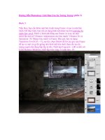 Hướng Dẫn Photoshop: Giới Hạn Của Sự Tưởng Tượng (phần 2) pptx