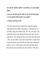 10 vấn đề “phiền nhiễu” của iPhone và cách khắc phục pot