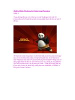 Thiết Kế Hình Nền Kung Fu Panda trong Photoshop (phần 1) ppsx