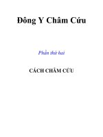 Đông Y Châm Cứu - CÁCH CHÂM CỨU doc