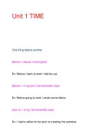 Unit 1 TIME pps