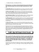 [Kinh Doanh] Các Bước Thực Hiện Ý Tưởng Kinh Doanh - Ngọc Dương phần 7 potx