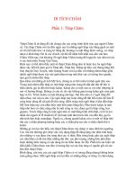 DI TÍCH CHĂM Phần 1: Tháp Chăm pps