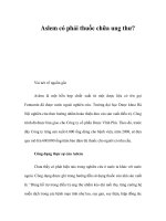 Aslem có phải thuốc chữa ung thư? ppt