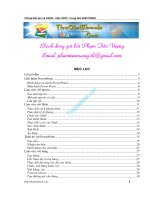 Trình diễn điện tử MICROSOFT POWERPOINT docx