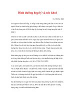 Dinh dưỡng hợp lý và sức khoẻ doc