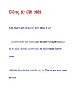 Động từ đặt biệt ppt